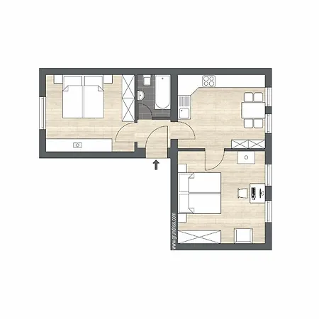 Appartamento Wohlfuehloase In Kirchditmold - Ruhig Wohnen Mit Netflix, Top-anbindung Und Zwei Schlafzimmern - Perfekt Fuer Familien, Paare Und Entspannte Staedtetrips